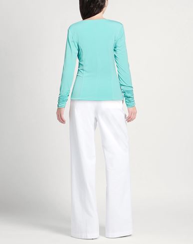 Woman Top Turquoise Size 6 Polyamide, Elastane