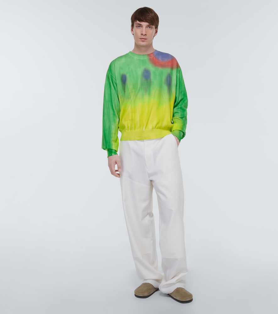 Dreamscape cotton-blend sweater