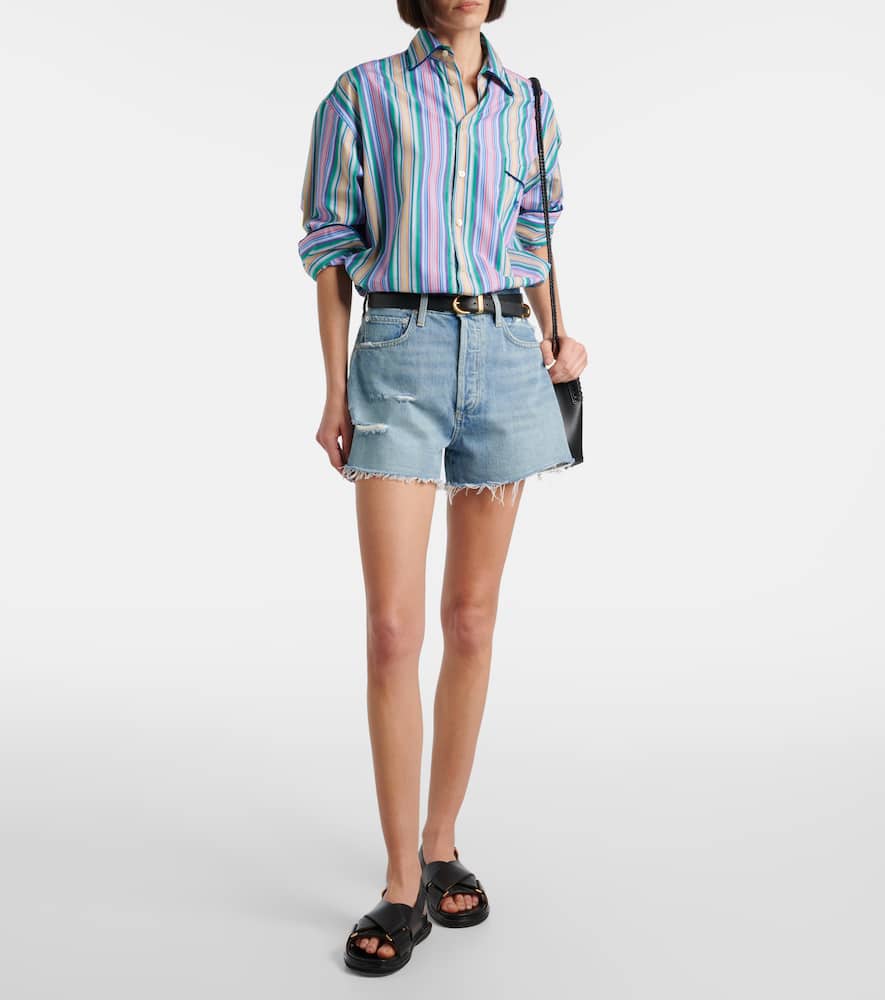 Marlow Vintage mid-rise denim shorts