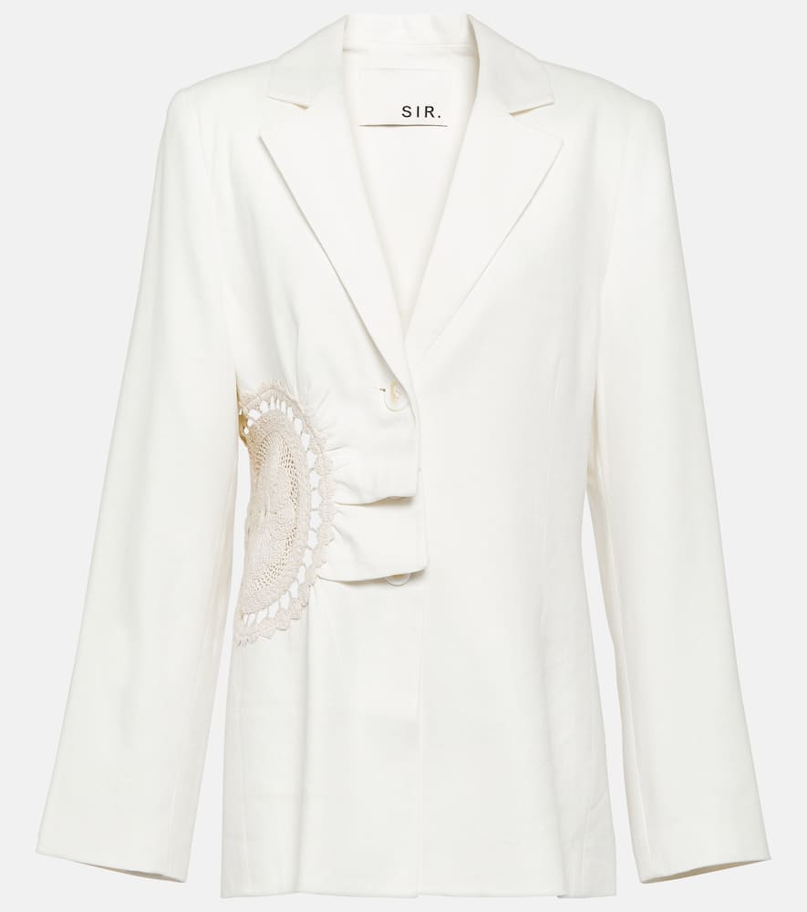 Atacama linen-blend blazer