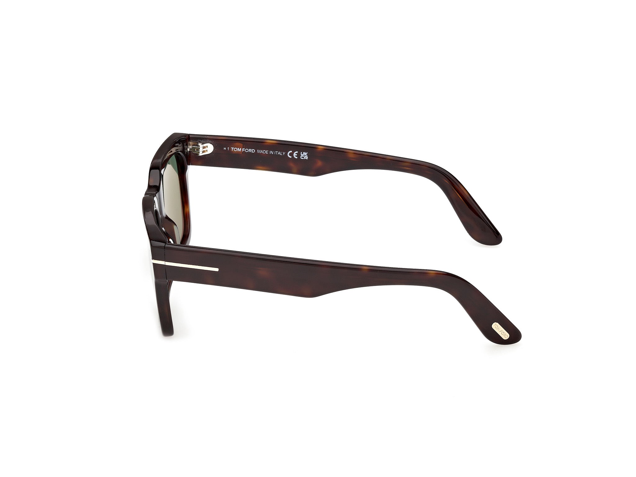 TOM FORD Man TOM FORD FT1333 ANDY-02 52R Sunglasses Acetate Havana Green Squared Polarized