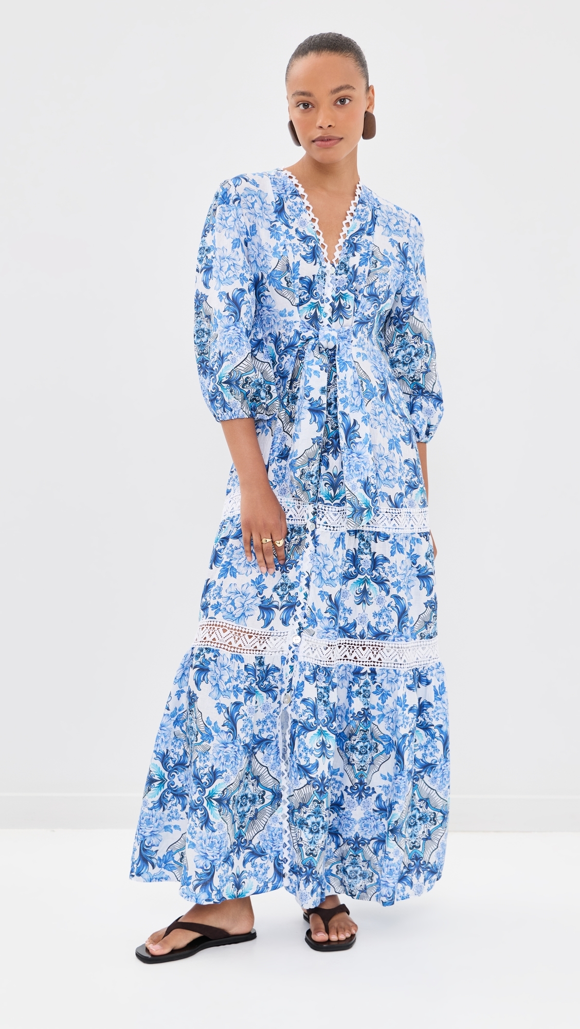 Sacher Dress Peonia Blue