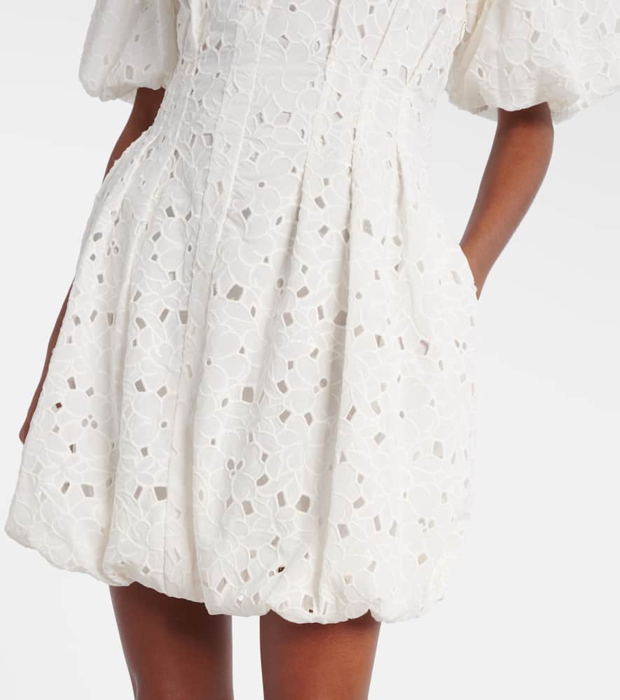 Cleo broderie anglaise cotton minidress