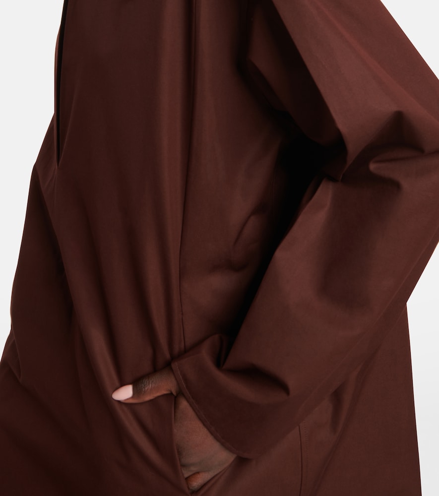 Layered cotton minidress