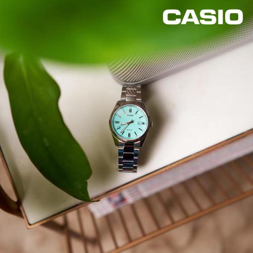 Casio 백화점AS 카시오 티파니 블루 MTP-1302PD-2A2VDF 클래식 데일리 메탈시계 남여공용 손목시계 지코스모 공식수입