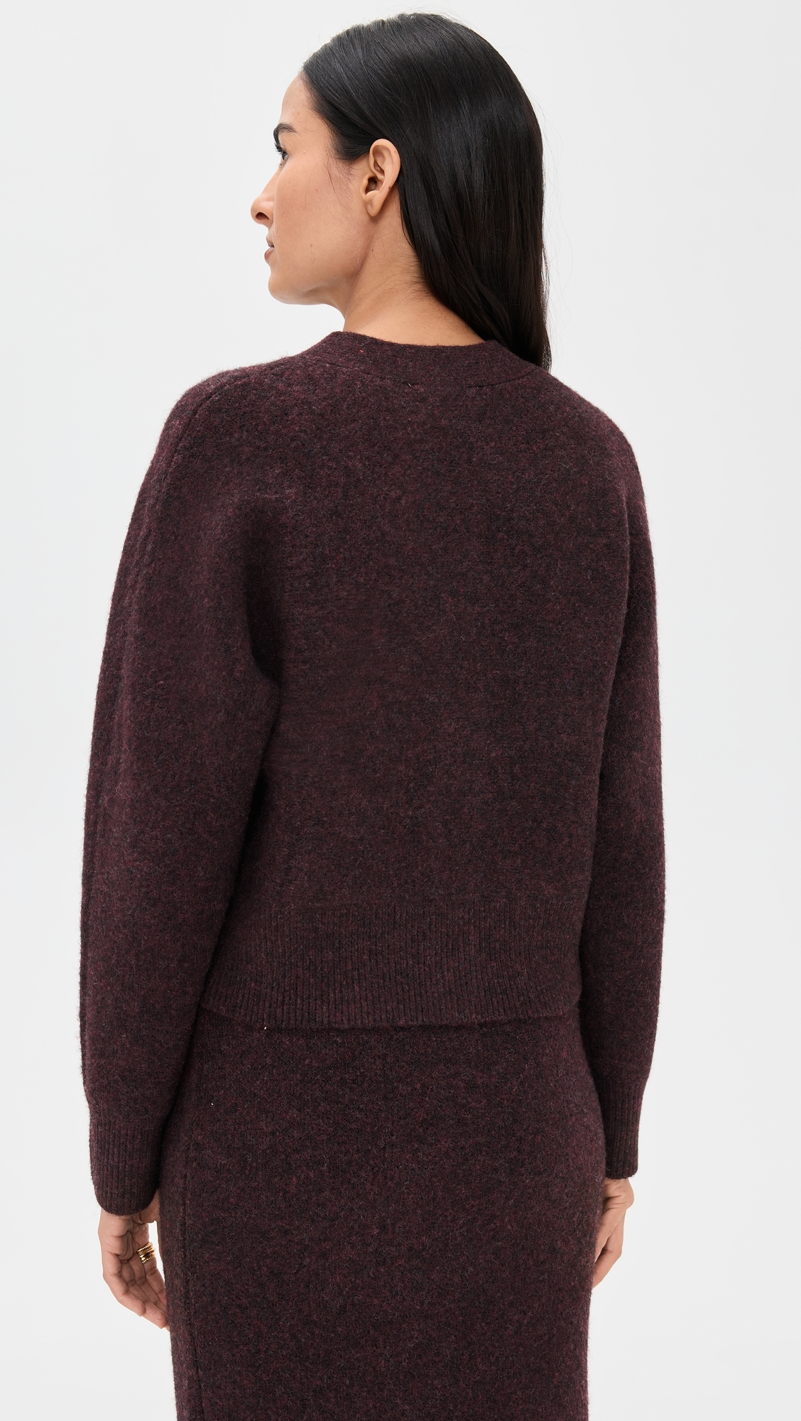 Ines Knit Cardigan Charcoal Grey