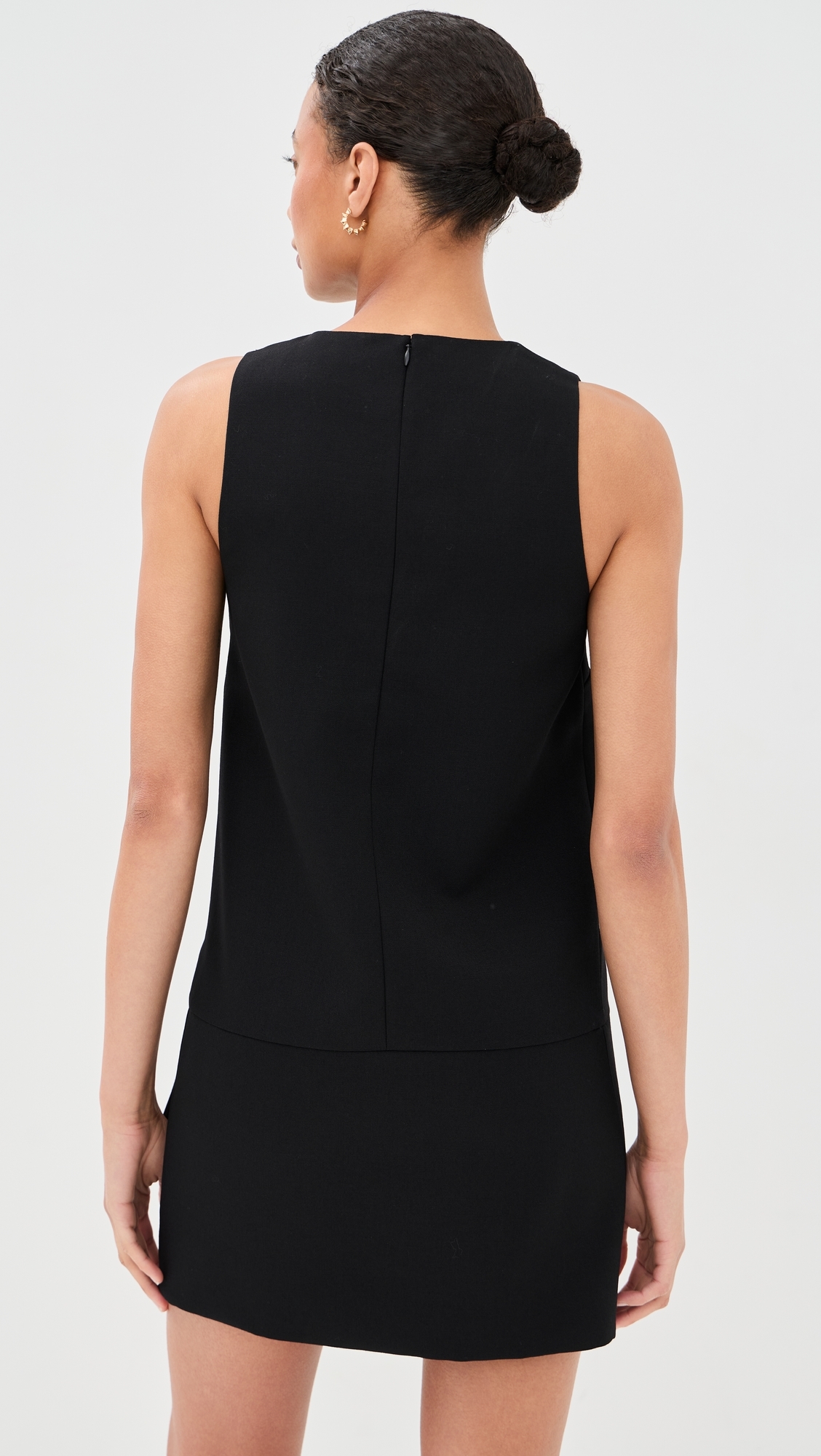 Big Buckle Belt Mini Dress Noir