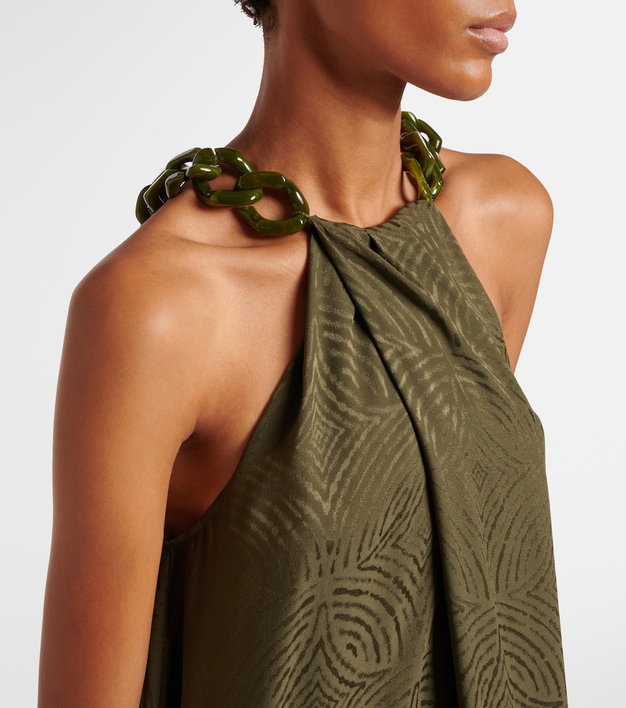 Parc printed silk maxi dress
