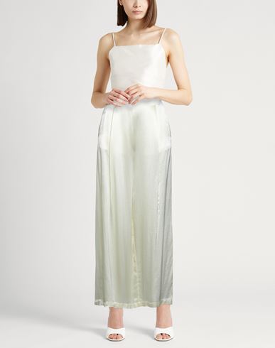 Woman Pants Cream Size 4 Acetate, Viscose