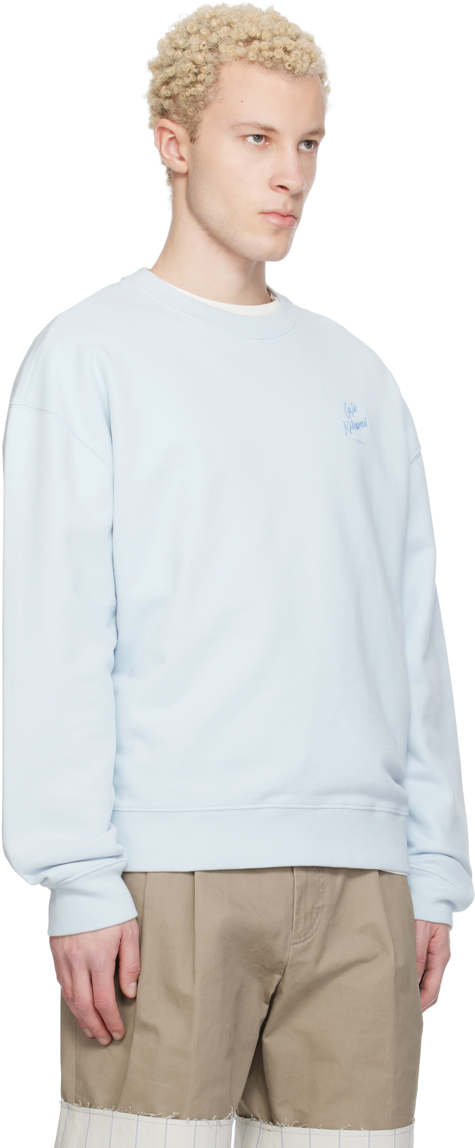 Blue 'Café Kitsuné' Relax Sweatshirt