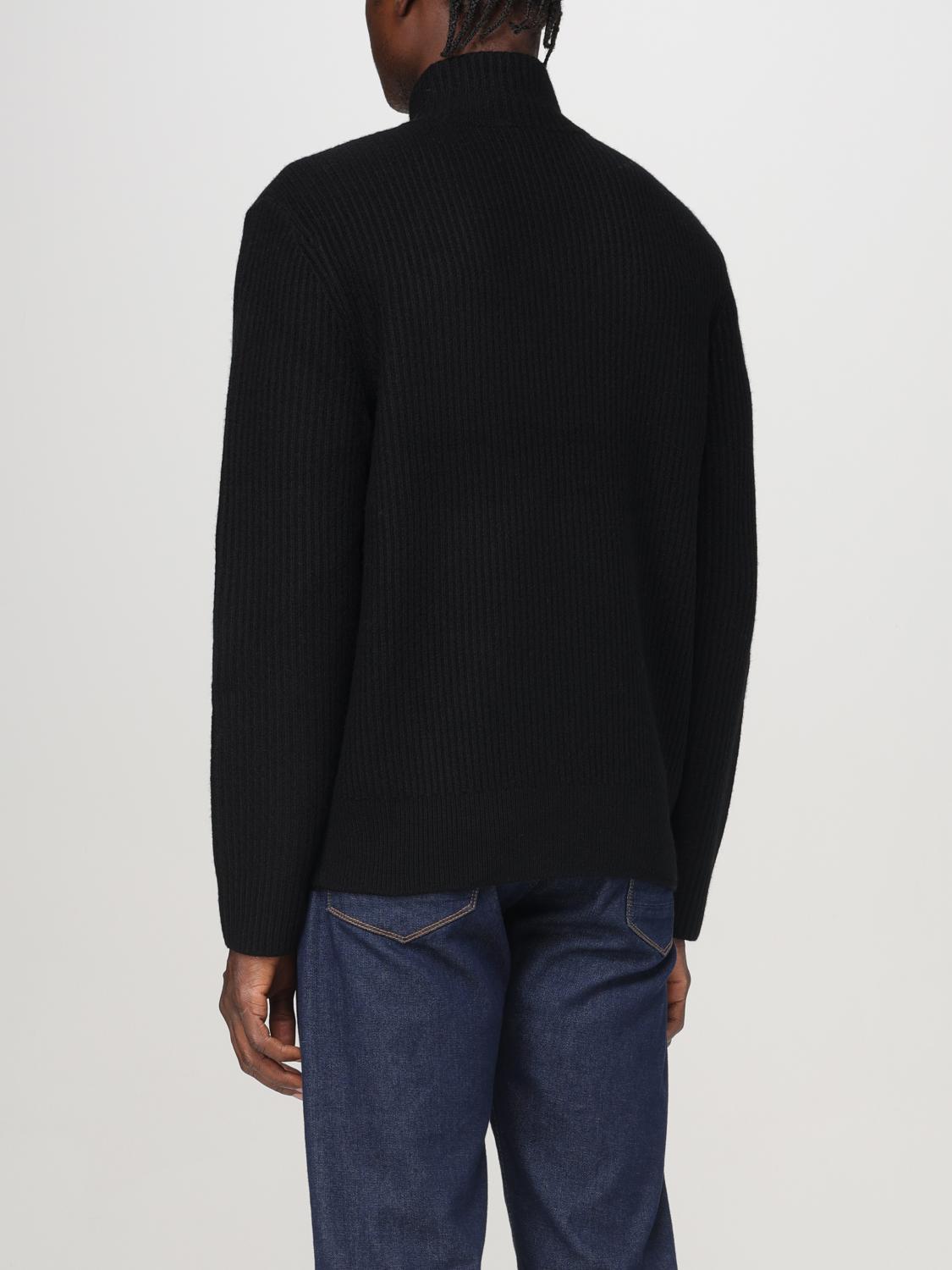 Ribbed-knit wool jumper - Blue