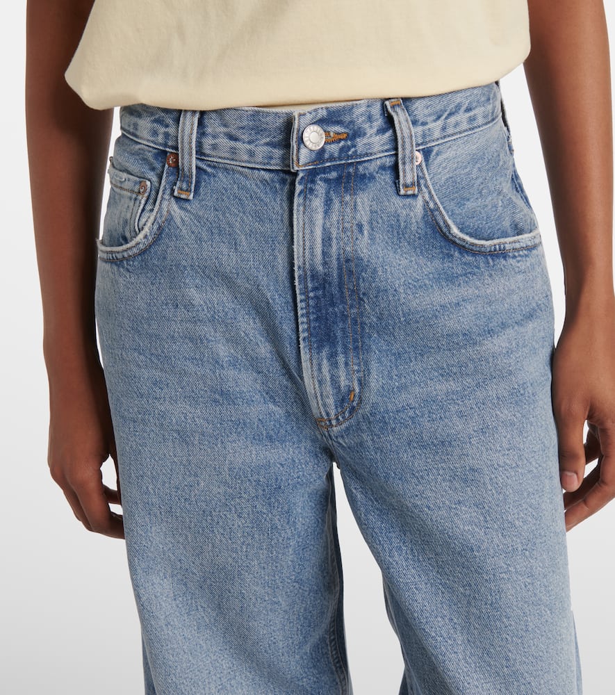 Low Curve mid-rise wide-leg jeans