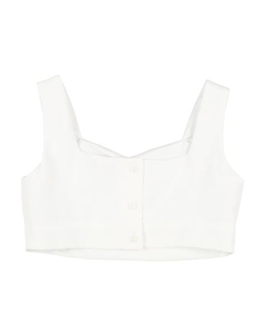 Top Cocktail Sottogiacca Kid Girl Top White Size 11 Polyester