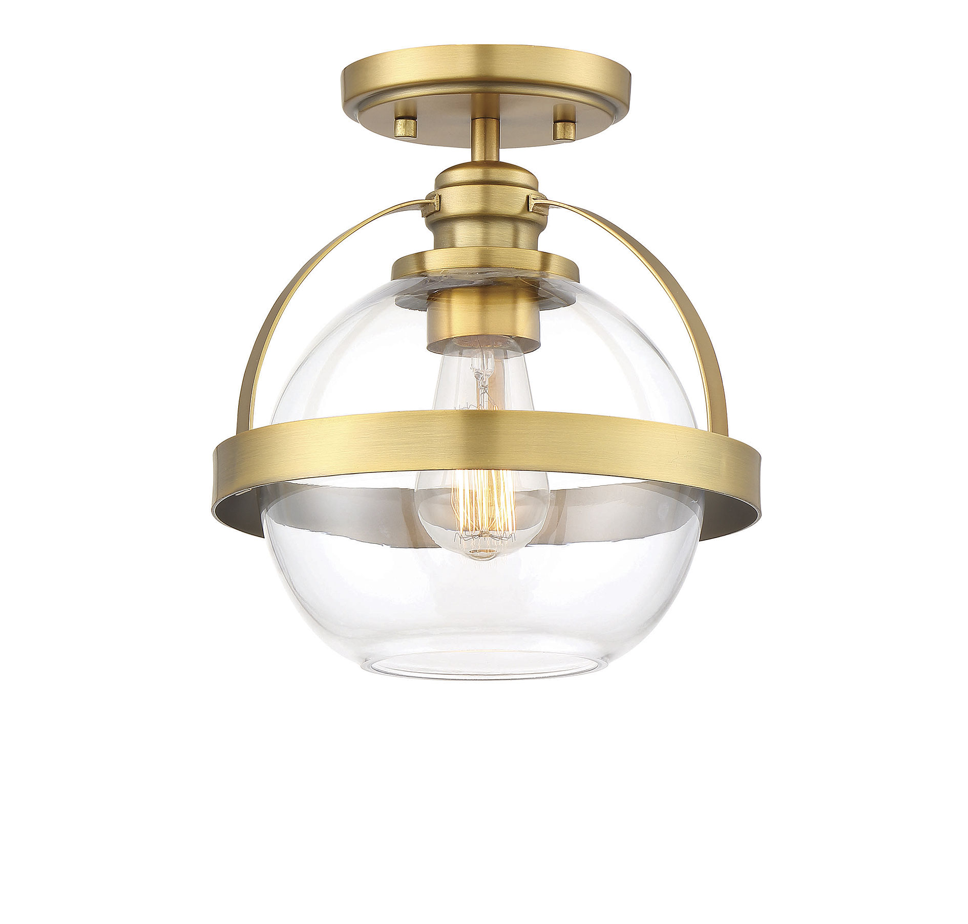 Savoy House Pendleton Ceiling Light in Warm Bras