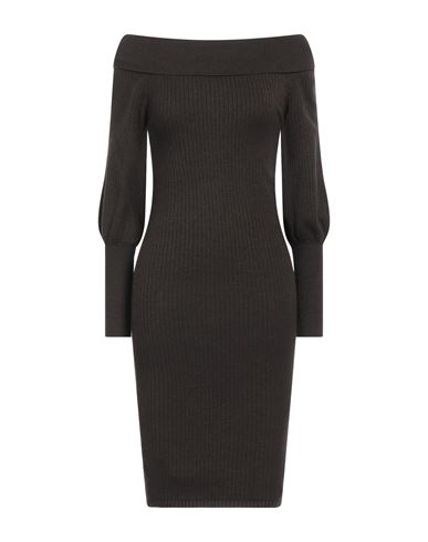 Woman Mini dress Dark brown