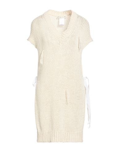 Woman Sweater Ivory Size 0 Cotton, Polyamide, Linen