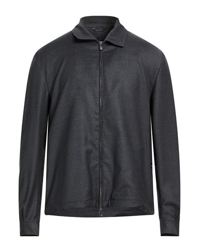 Man Jacket Charcoal Size 44 Virgin Wool, Elastane