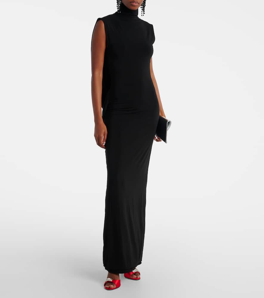 Jersey maxi dress
