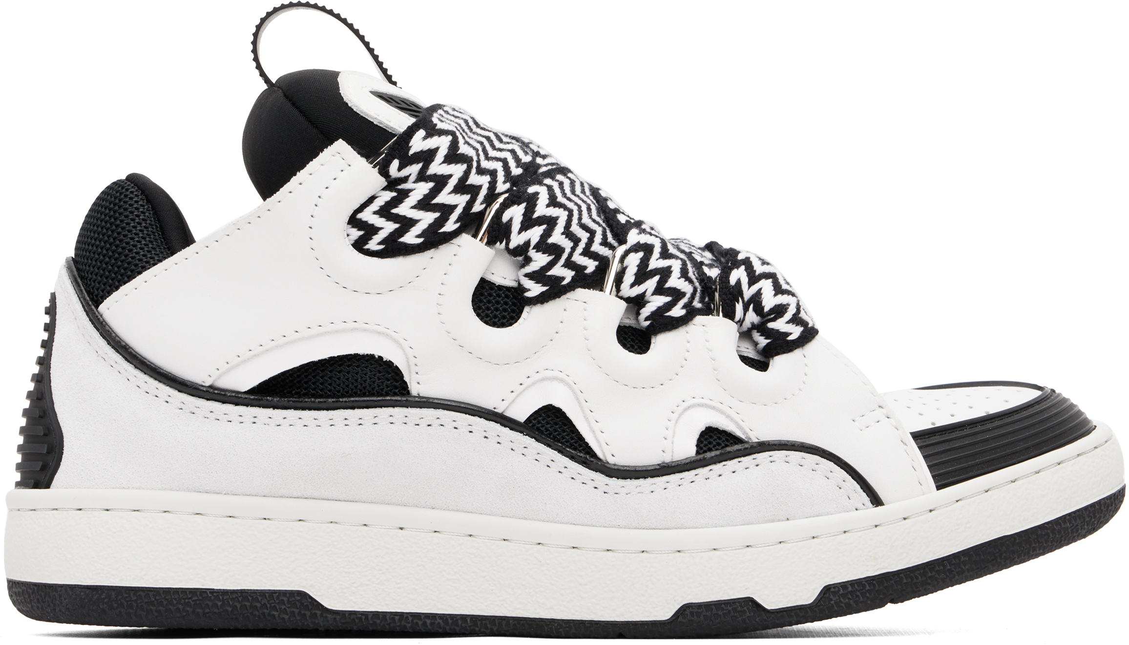 White Curb Sneakers