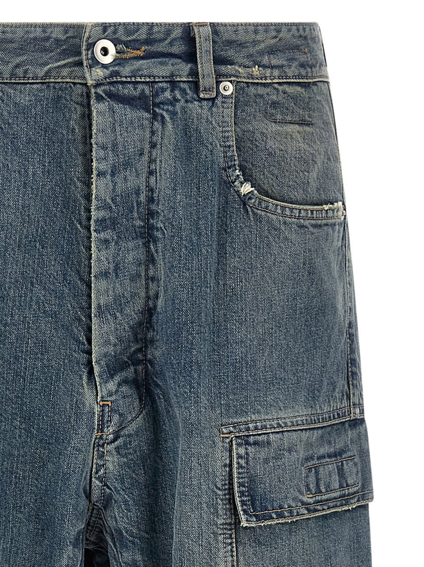 Blue Mid Rise Jeans