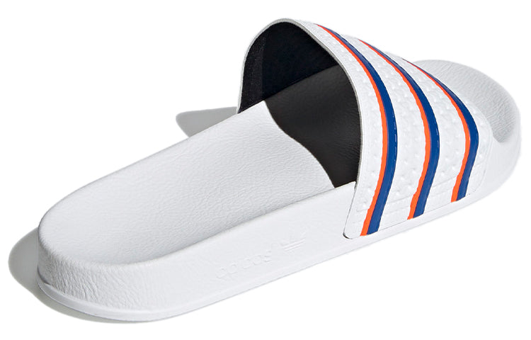 Adilette Slides 'White Blue Solar Red'