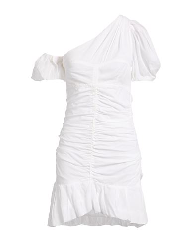 Woman Mini dress White Size 4 Organic cotton