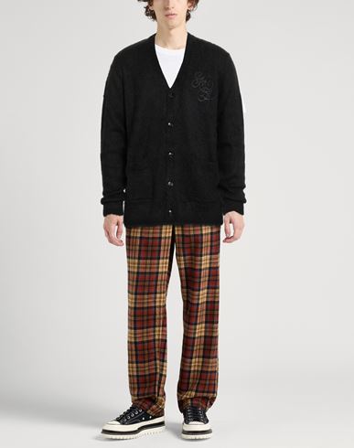 Man Cardigan Black Size XL Acrylic, Mohair wool, Polyamide
