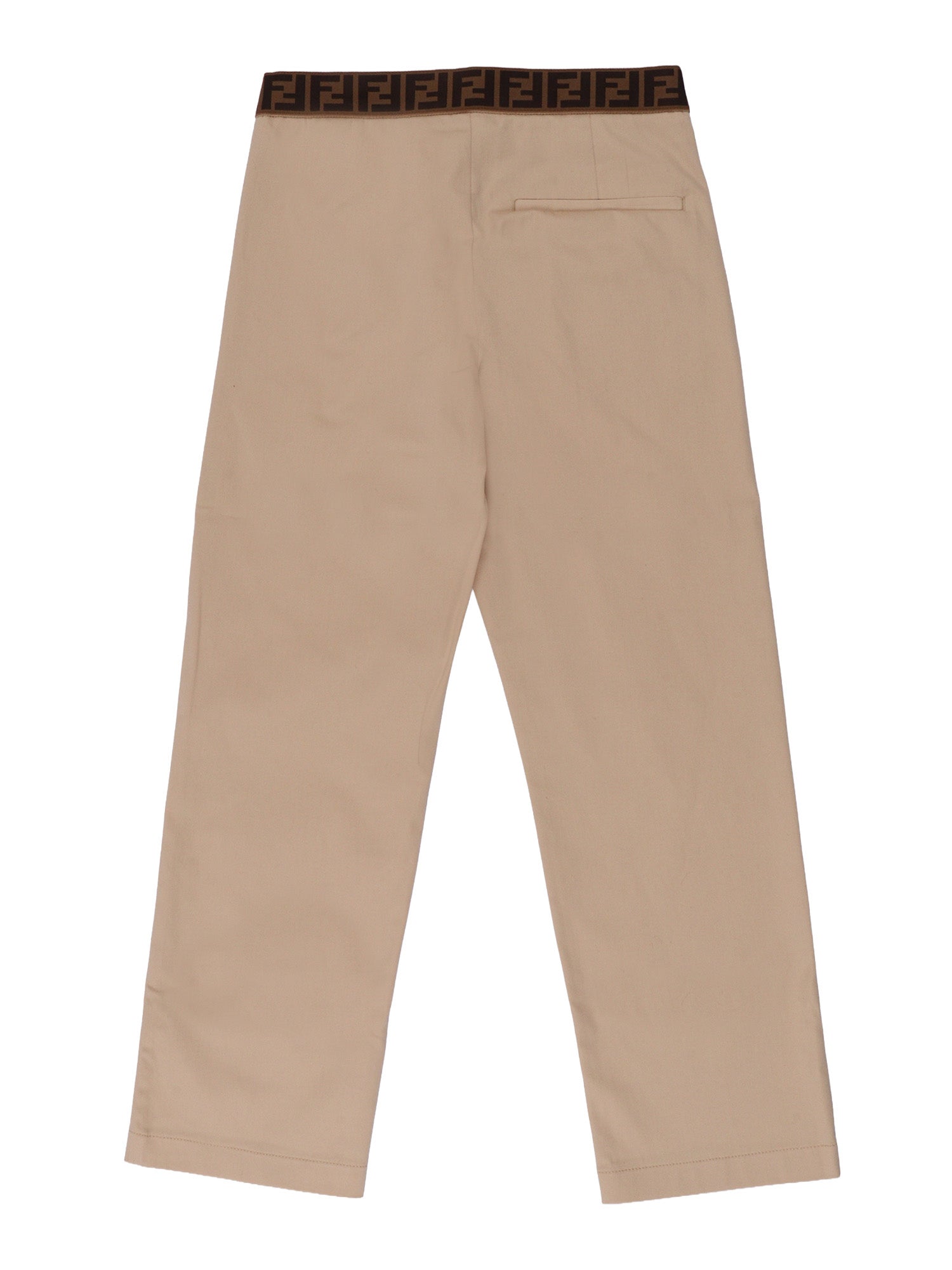 Fendi Jr Pantalone Eavy Gabardine