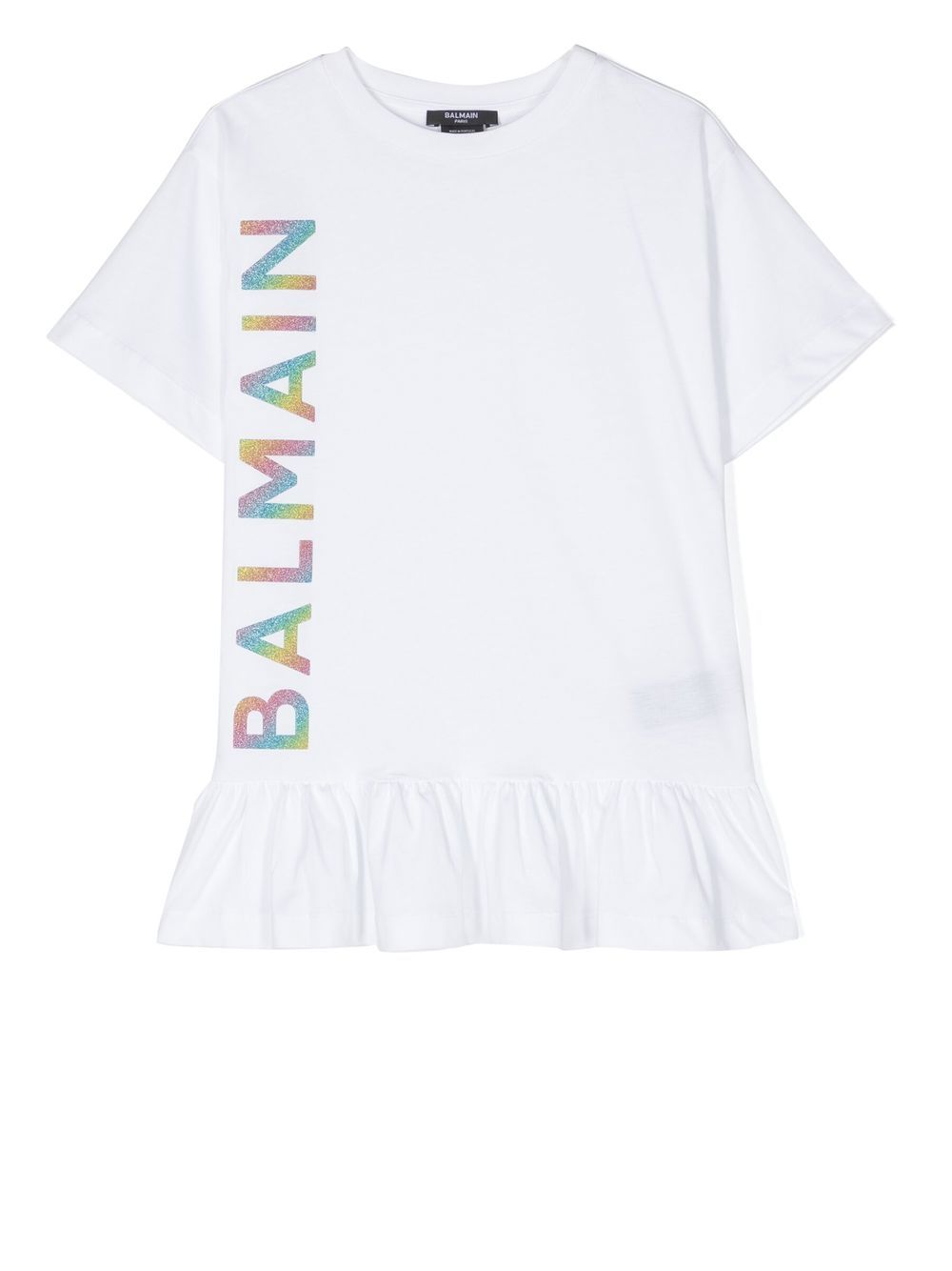 Logo-print T-shirt dress - Black