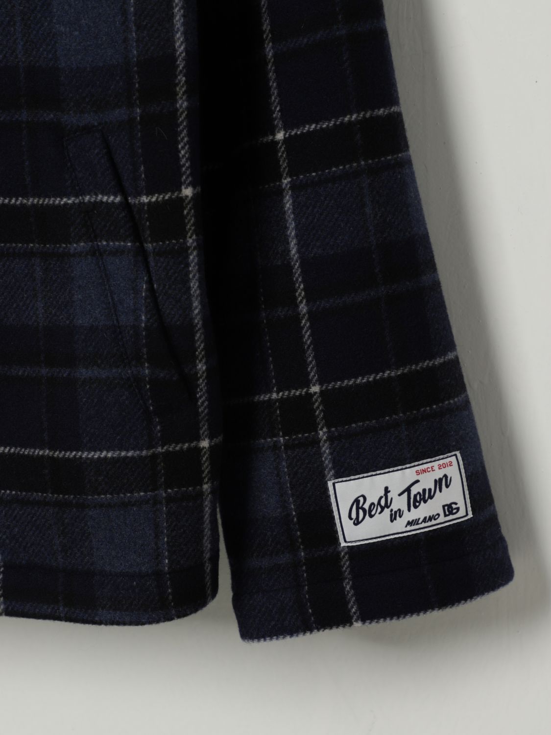 Coat Kids color Blue