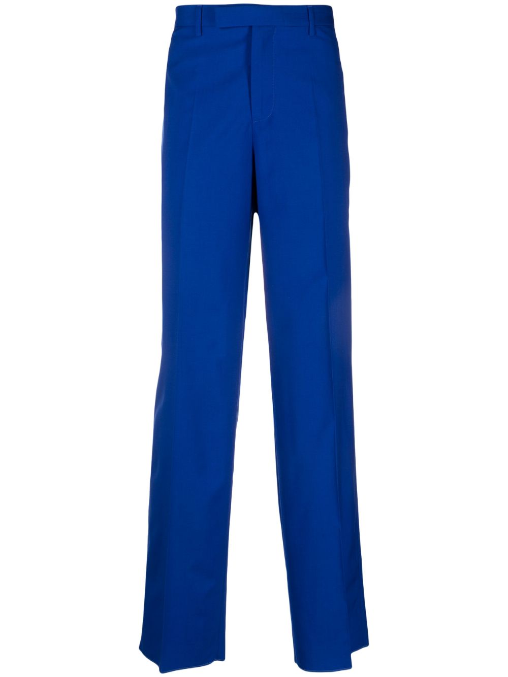 Wide-leg tailored trousers - Blue