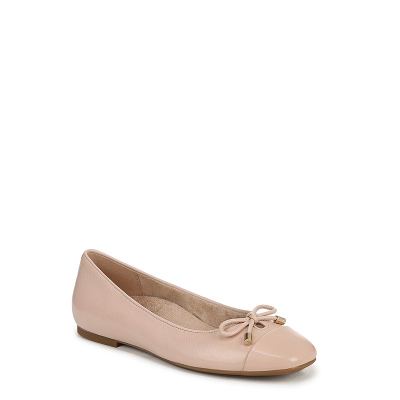 Women's Klara Ballet Flat Shoes (Cameo Rose Leather)