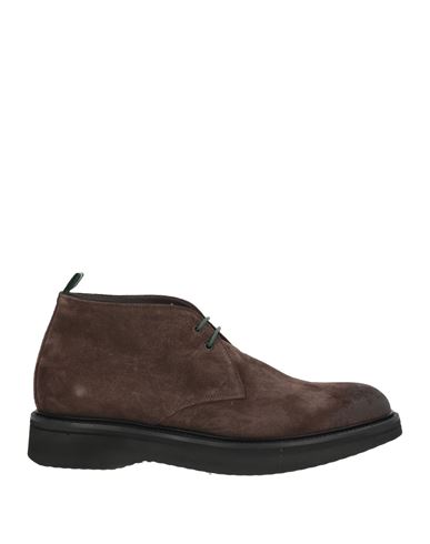 Man Ankle boots Brown Size 7 Leather