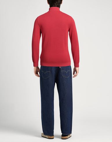 Man Turtleneck Red