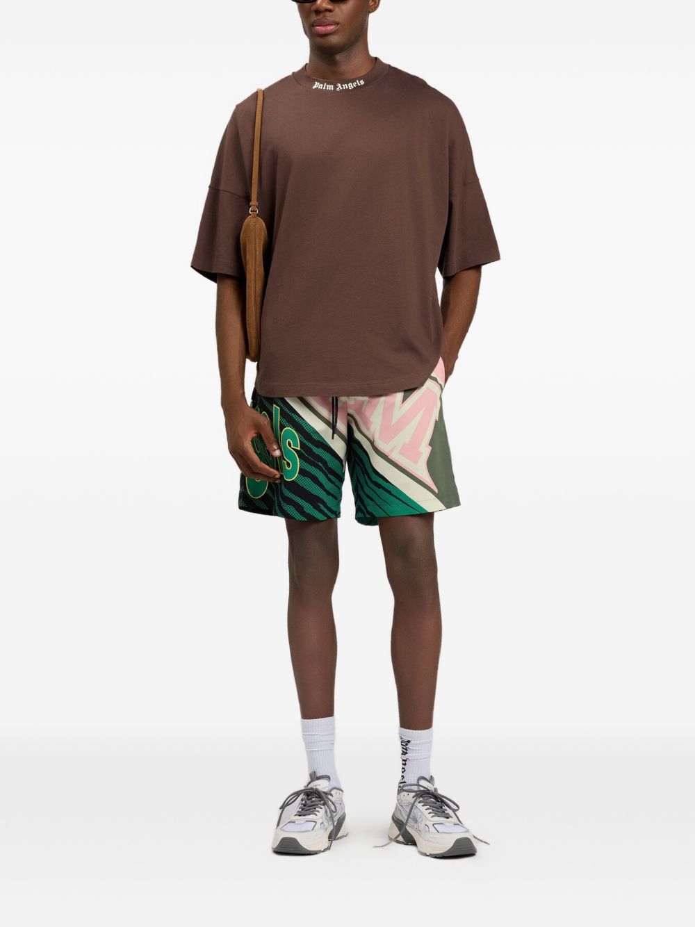 Palm Angels - cotton crew neck short sleeve t-shirt