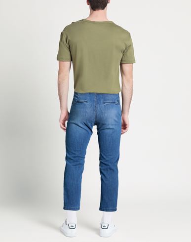 Man Jeans Blue Size 32 Cotton, Elastane