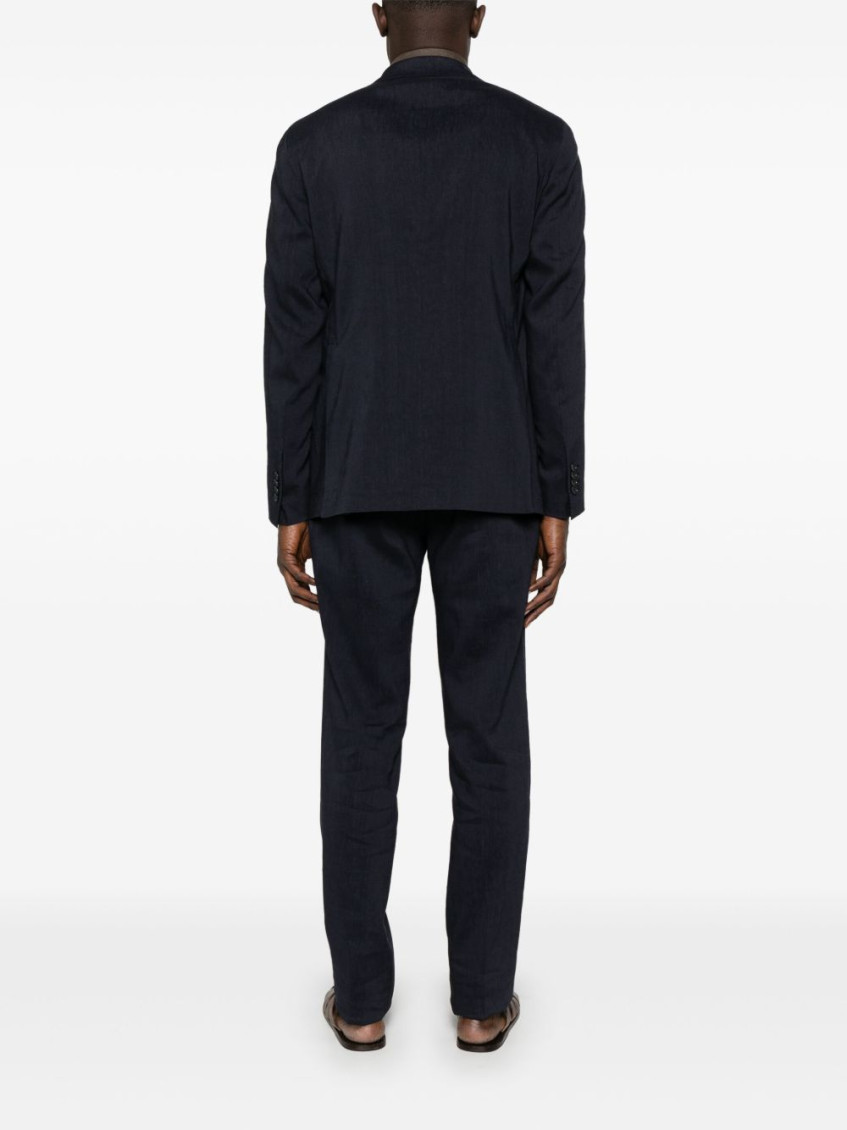 Dark Blue Linen suit