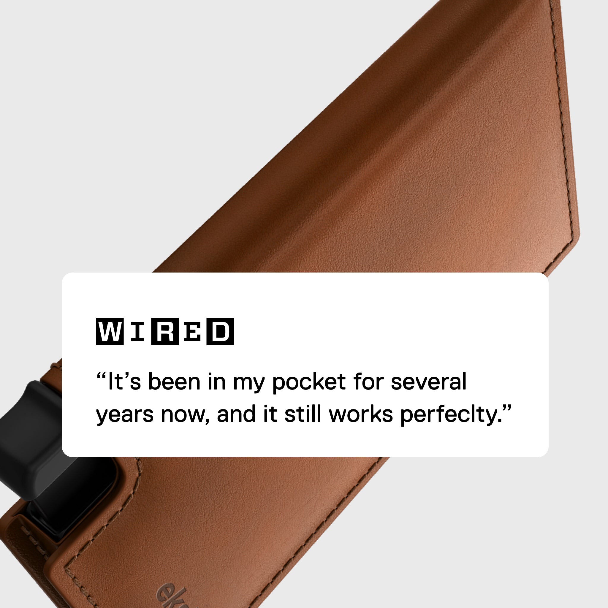 Men's Wallet - Smiley x Ekster Premium Slim Men's Wallet Trackable Wallet Leather Smart Wallet RFID Blocking