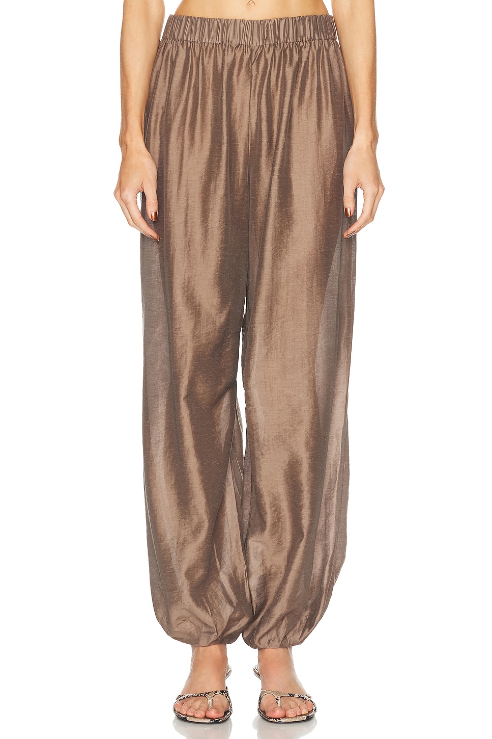 L'Academie Harmi Pant in Brown - Brown. XS also in L, M