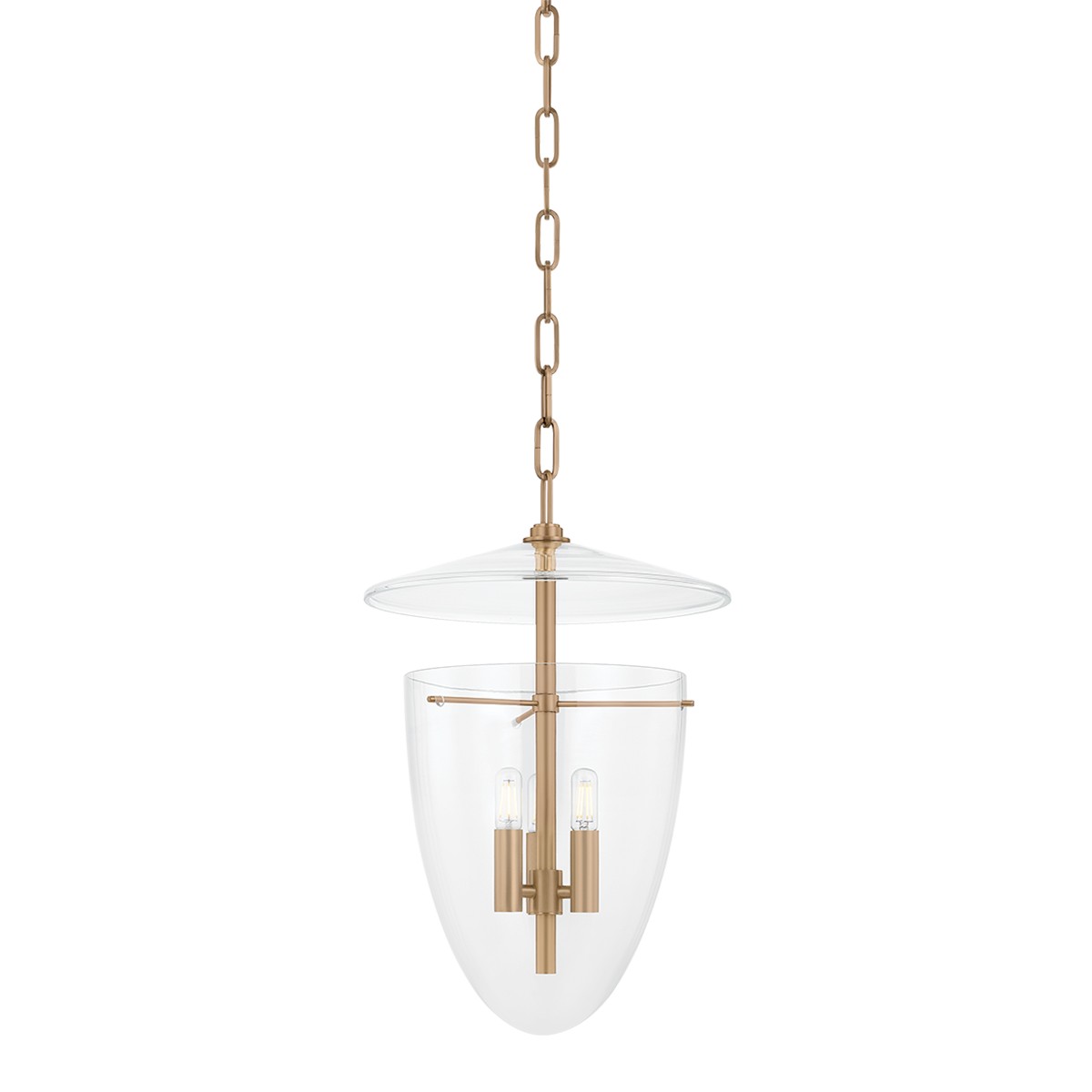 Patina Brass Lantern from the Tully Collection