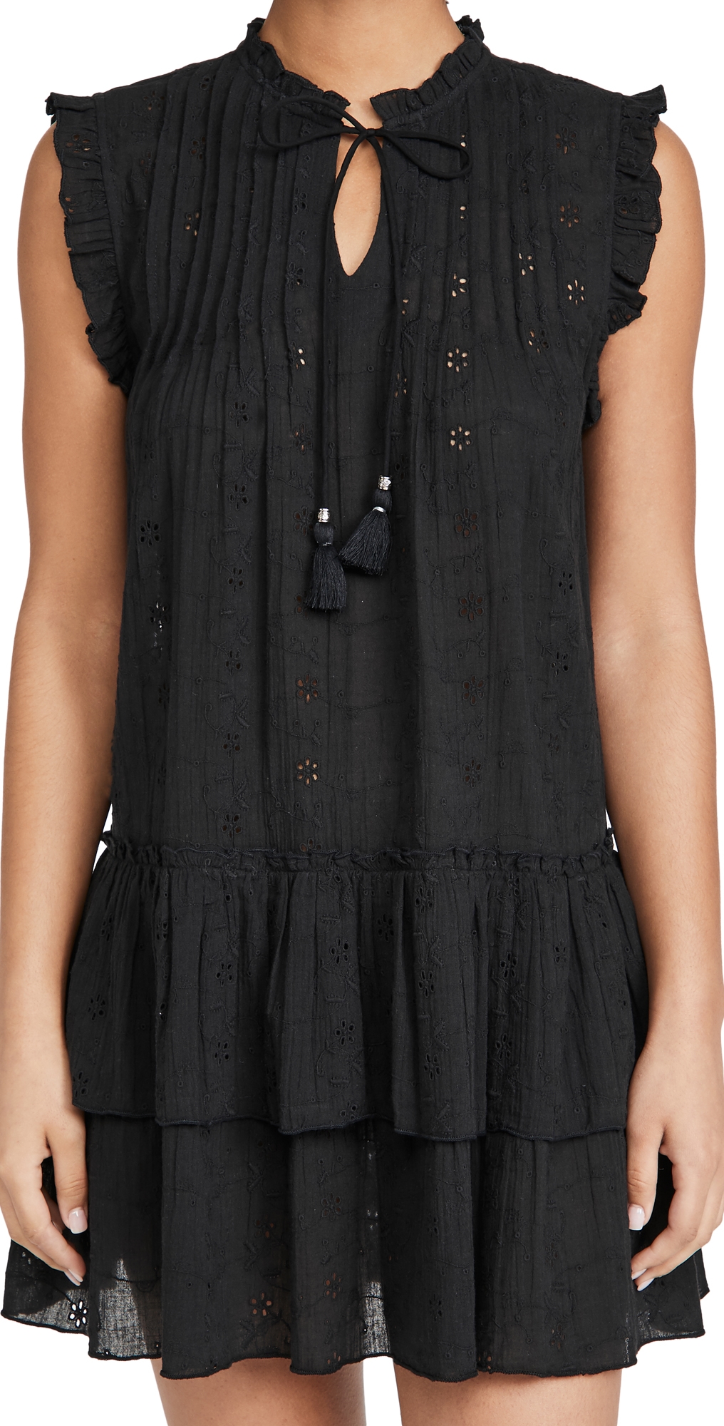 Eyelet Dress Black