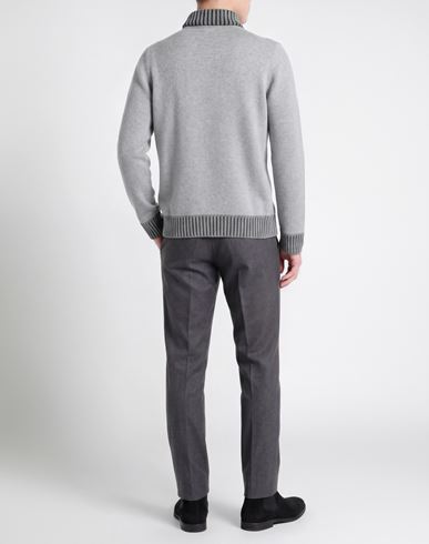 Man Turtleneck Light grey Size 40 Virgin Wool