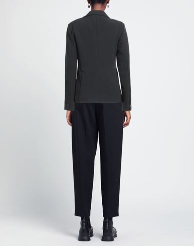 Woman Blazer Black Size 8 Polyester, Elastane