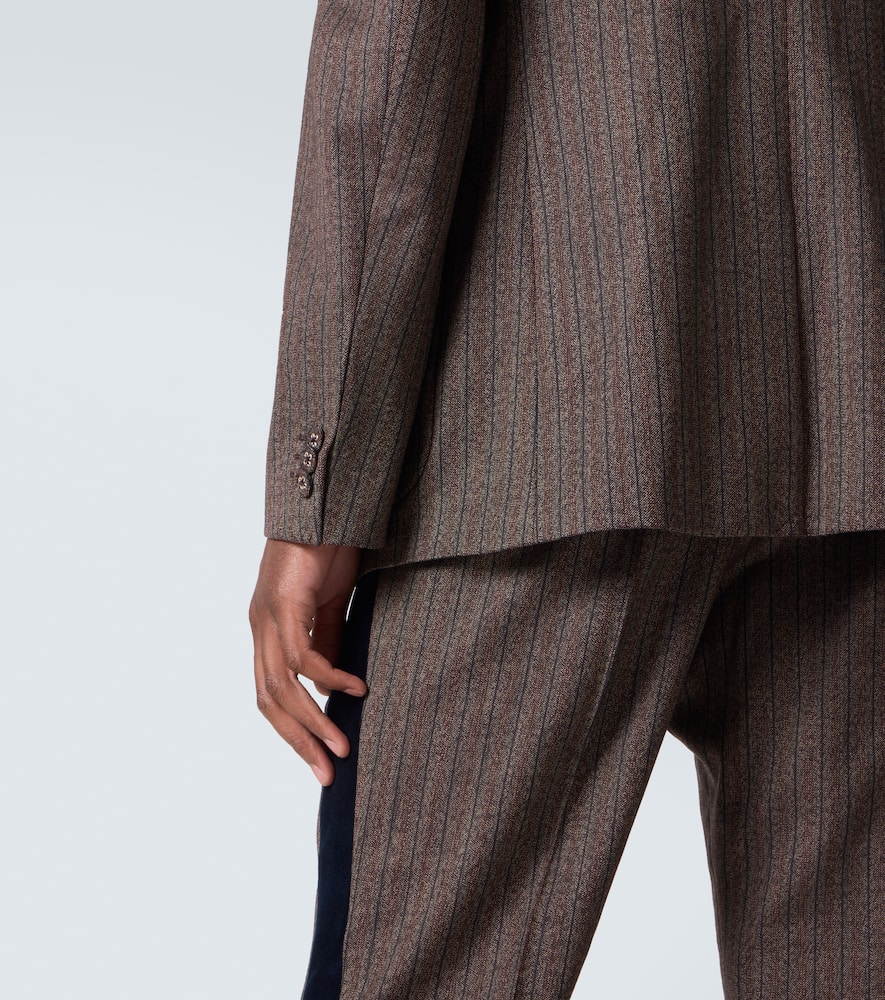 Alto pinstripe wool-blend blazer