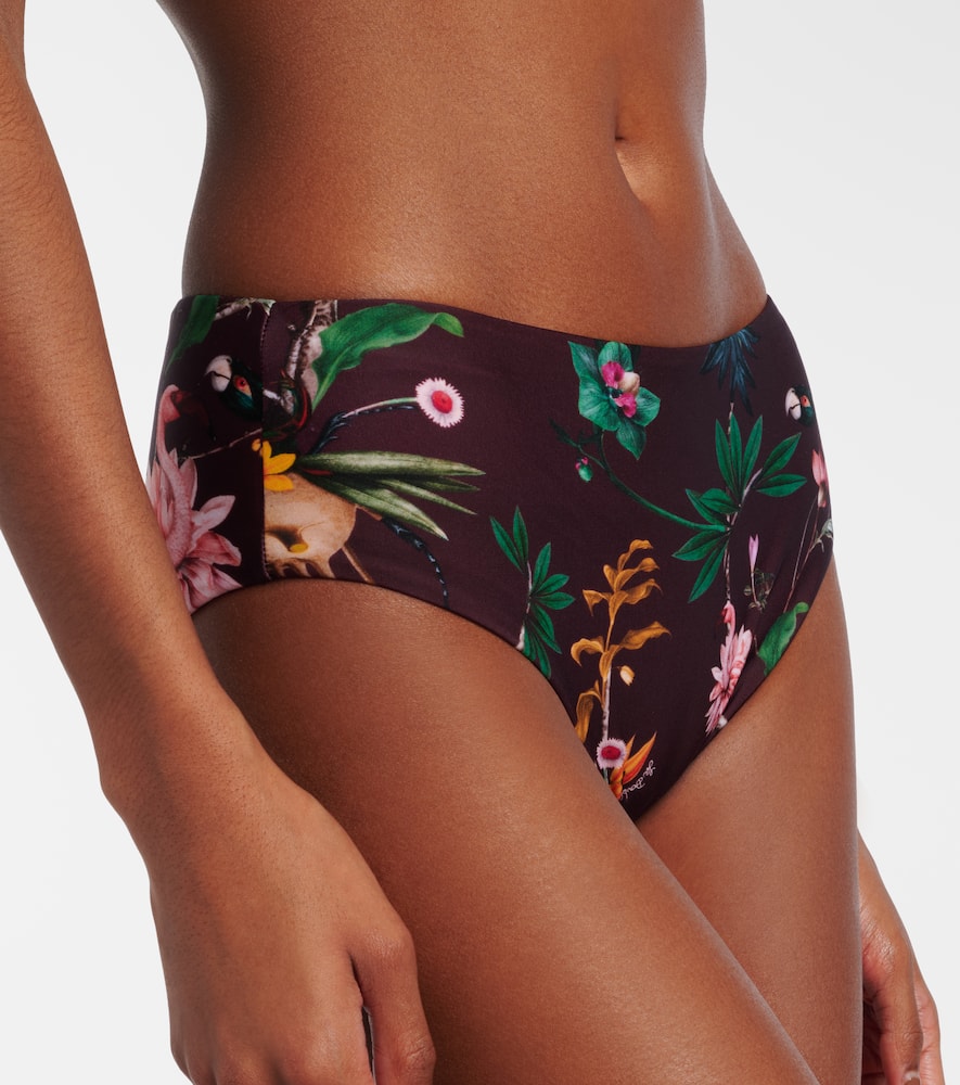 Boy Brief printed bikini bottoms