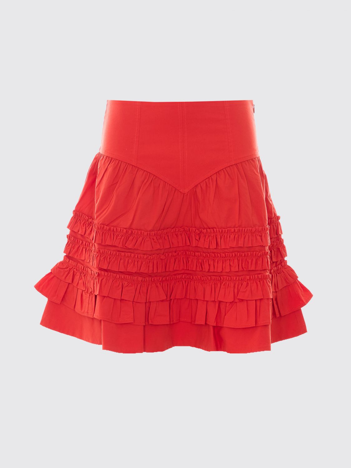 Skirt Woman color Red