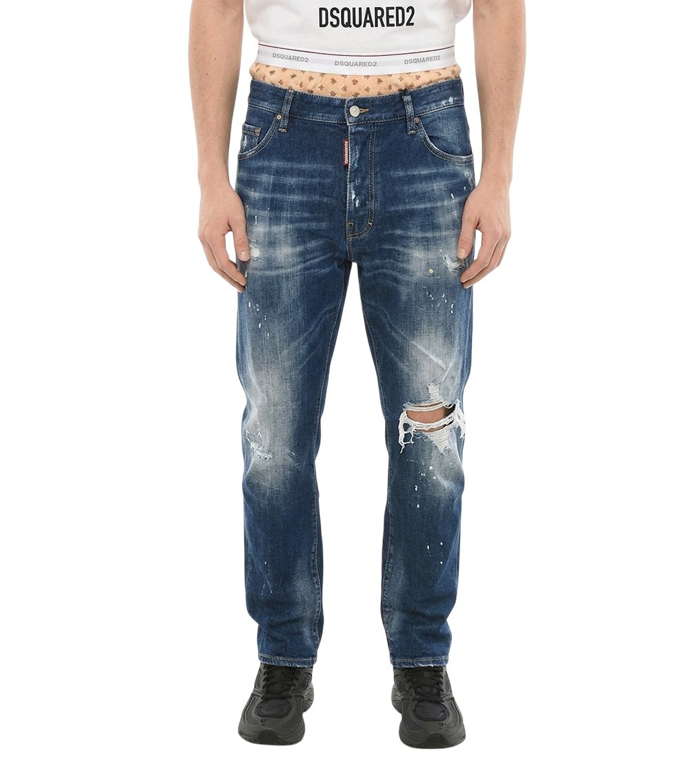 Navy Blue Regular Jeans