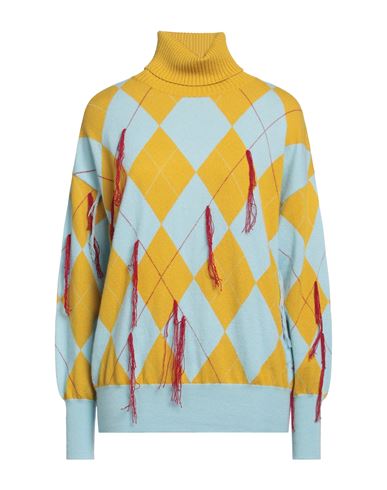 Woman Turtleneck Ocher