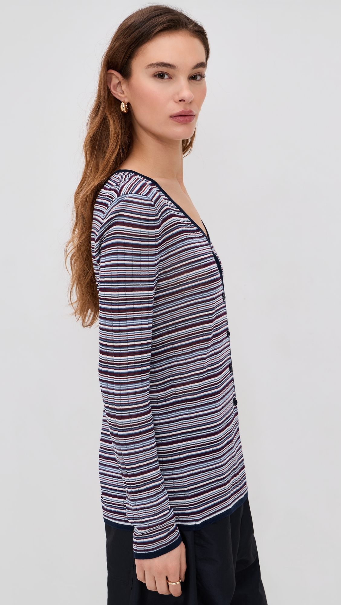 The Medici Cardigan Navy Multi