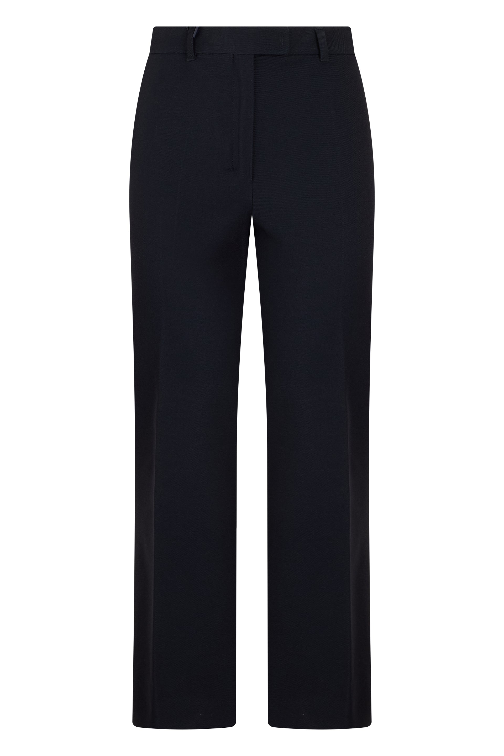 Sleek Straight High-Waist Trousers with Comfortable Fit